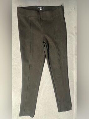Andrew Marc Women's Black Jeggings with Front Seam Detail
